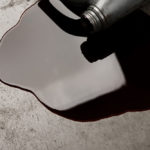 Oil spills on epoxy floors