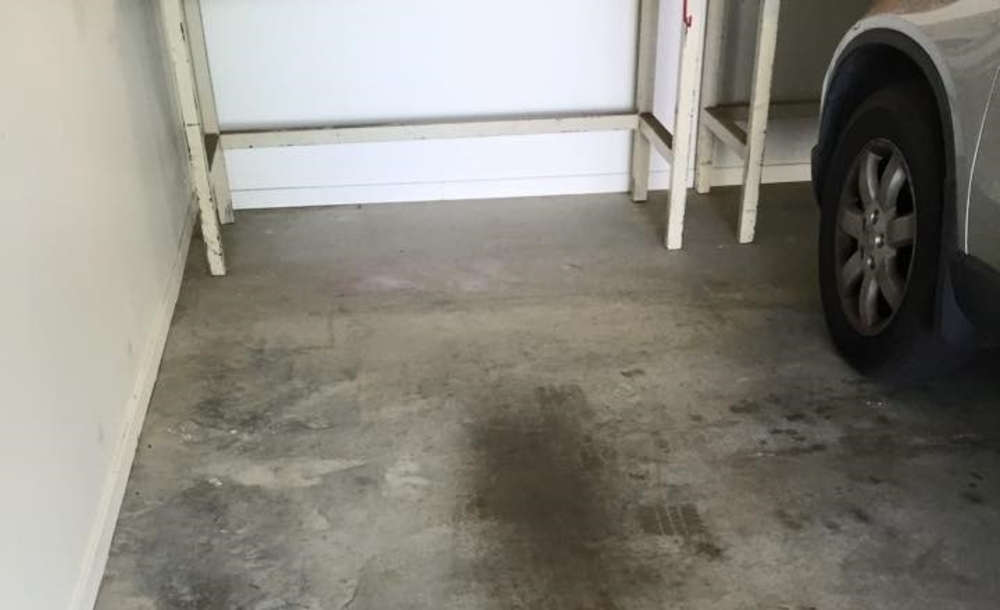 concrete garage floor - seal a garage floor