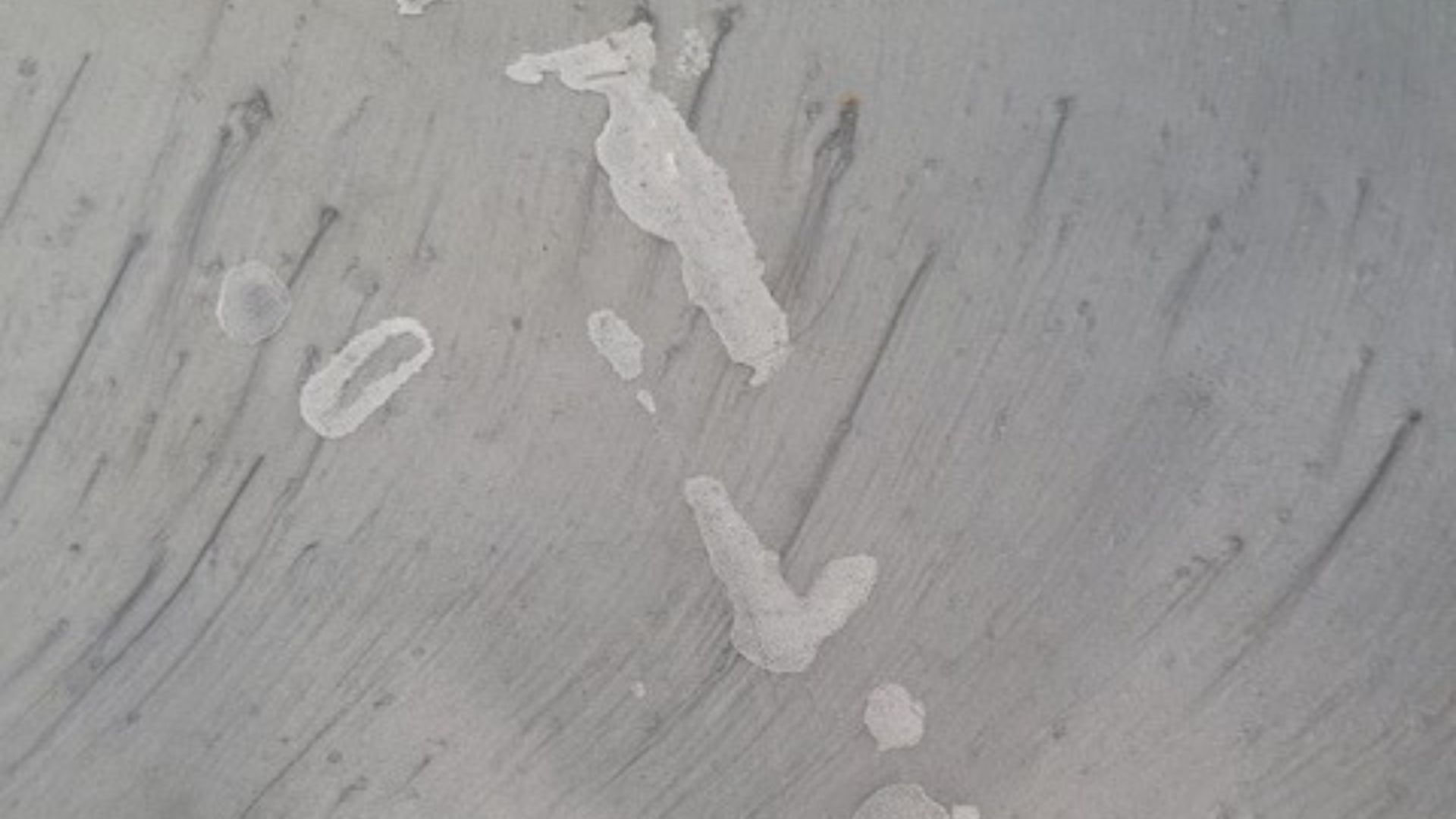 Patching up streaks in metallic epoxy floor