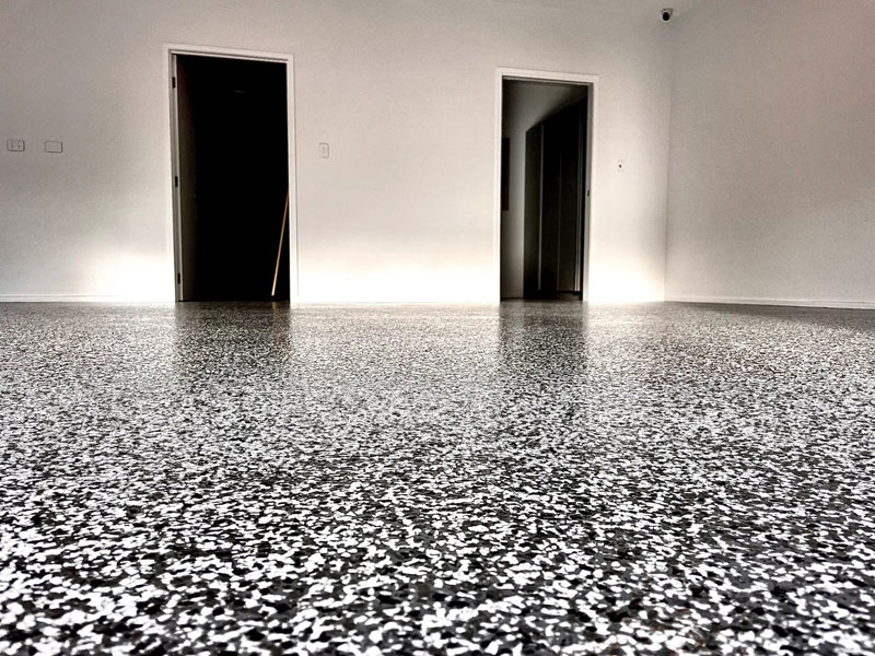Polished concrete for high-traffic areas